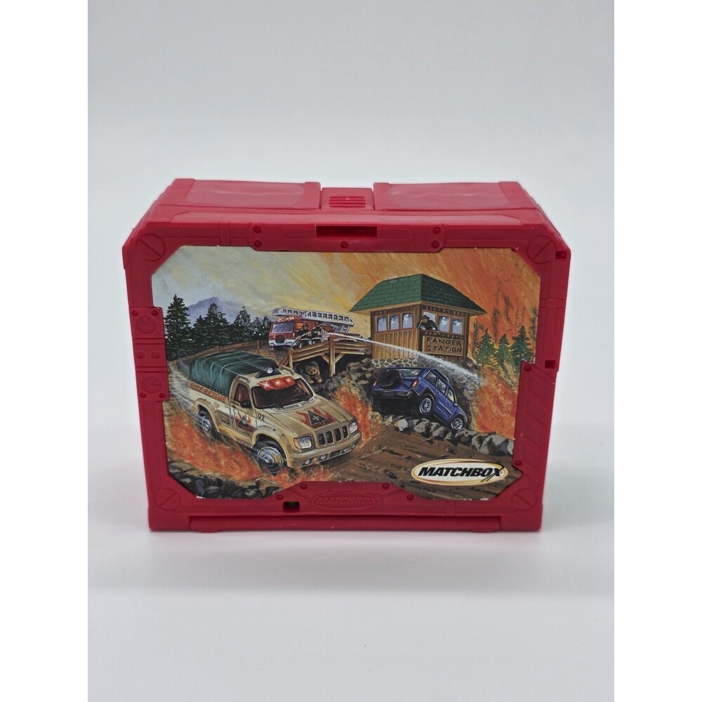 Vintage Matchbox 2001 Ranger Station Take Along Fold-Carry Playset